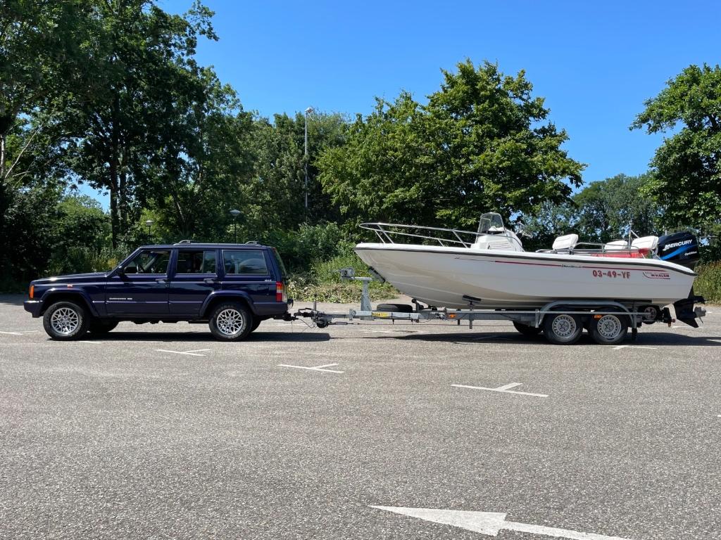 Boston Whaler 18 Dauntless, 150pk Mercury incl. PEGA trailer, Overige merken, Gebruikt, Ophalen of Verzenden, 6 m