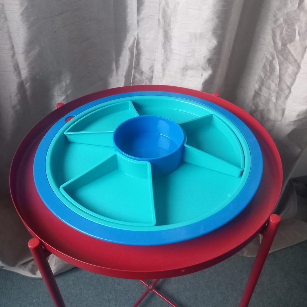 Tupperware serveerschaal, Ophalen of Verzenden, Zo goed als nieuw, Groen, Schaal