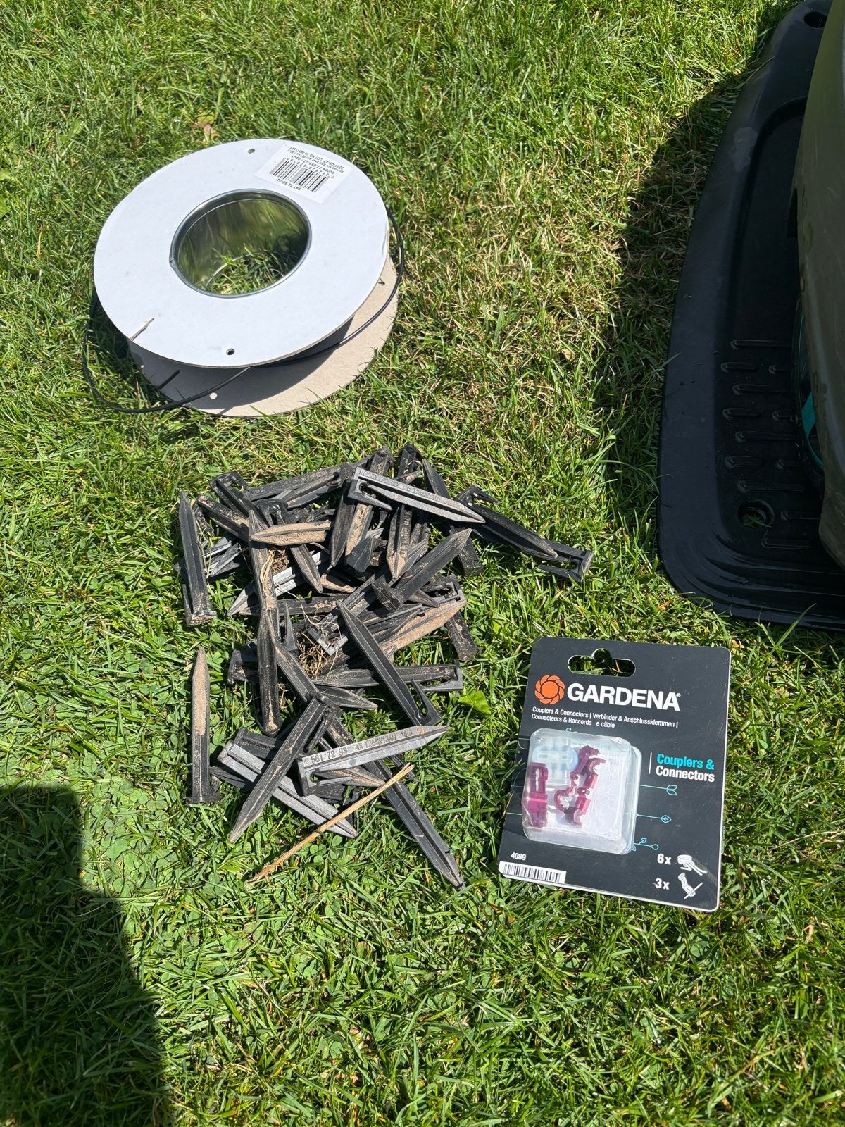 Gardena Robotmaaier met accessoires, Tuin en Terras, Grasmaaiers, Ophalen of Verzenden, Gebruikt, Accu-grasmaaier