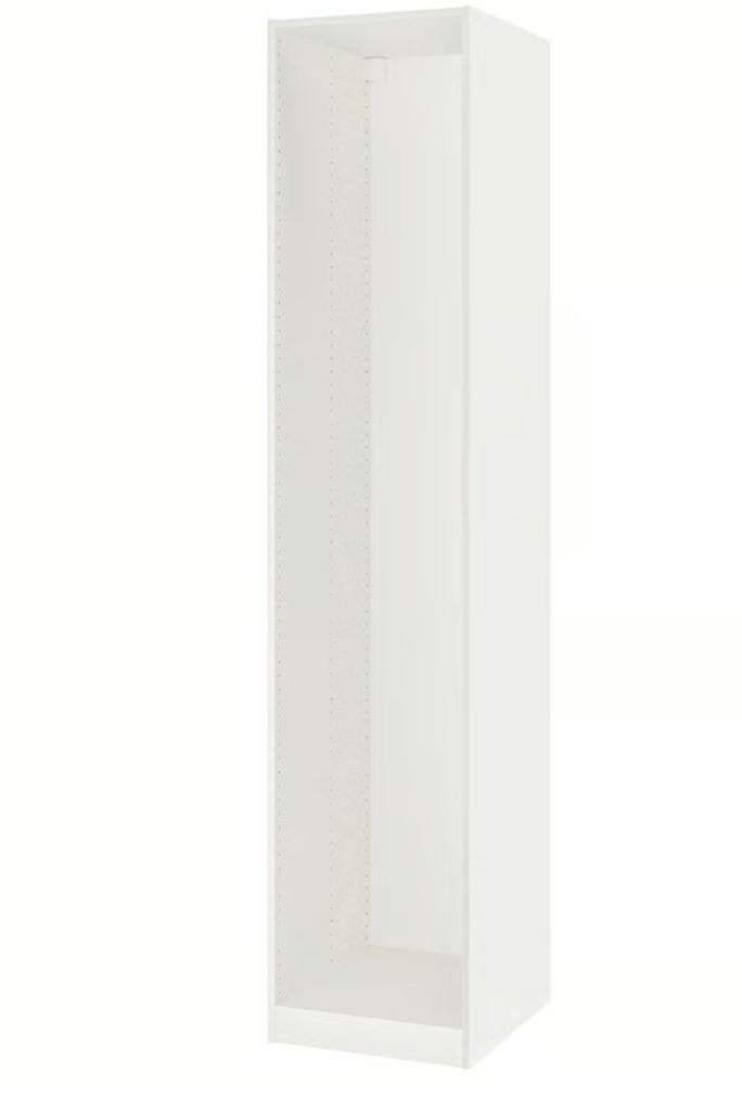 Ikea PAX kast wit, open, 236cm hoog met 3 legplanken, Huis en Inrichting, Kasten | Kledingkasten, Ophalen, Minder dan 50 cm, Gebruikt