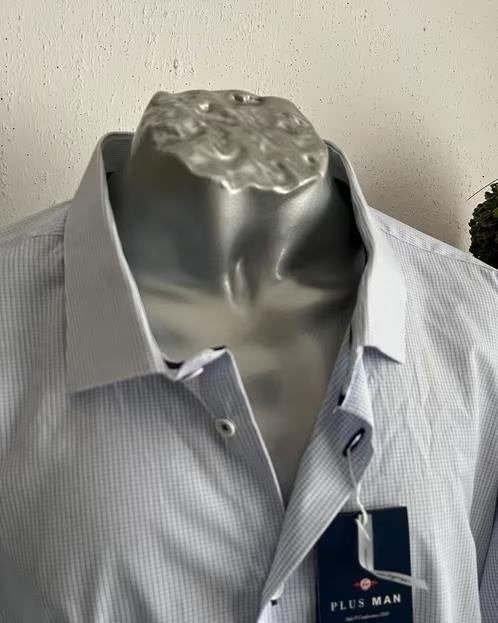 Plus Man overhemd maat 7 XL NIEUW, Kleding | Heren, Overhemden, Ophalen of Verzenden, Nieuw, Wit, Halswijdte 43/44 (XL)