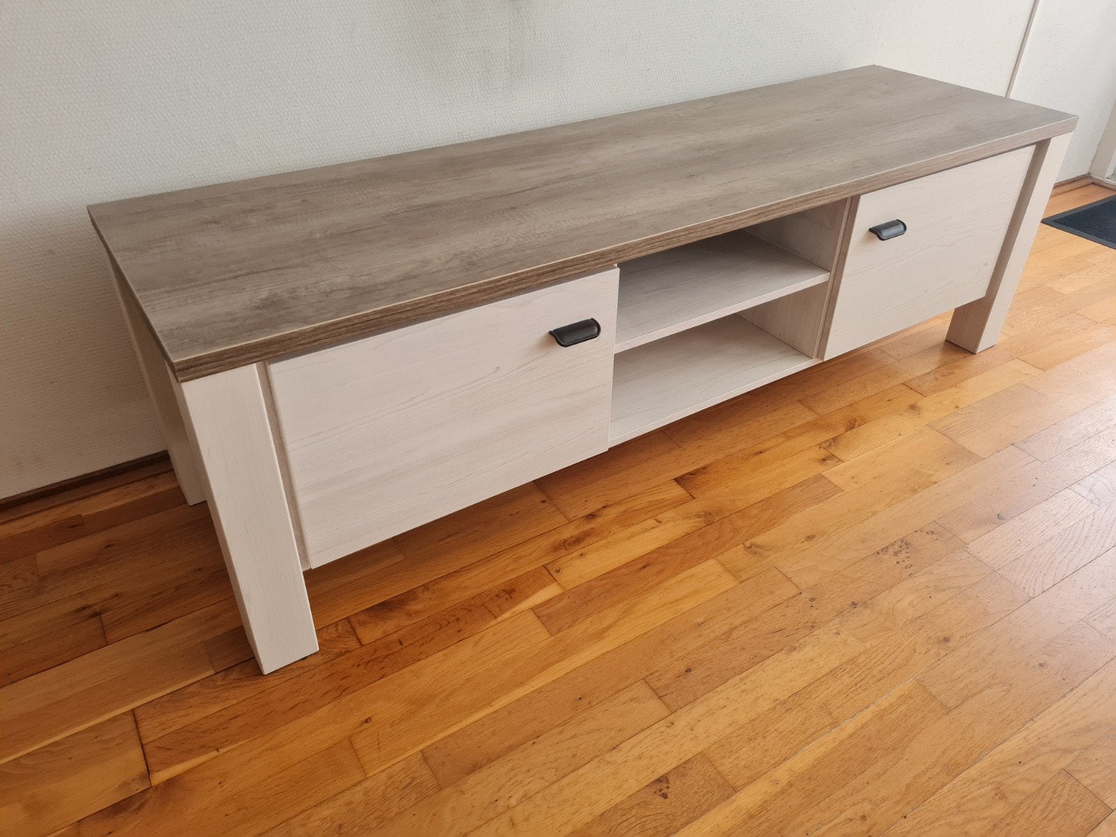Stijlvolle TV-meubel/Salontafel met opbergruimte, Ophalen, Gebruikt, 100 tot 150 cm, 150 tot 200 cm