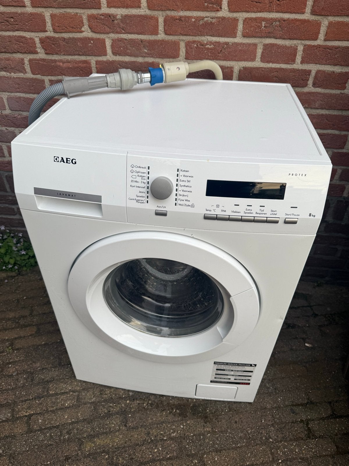 AEG Lavamat Protex 8 kg Wasmachine, 1200 tot 1600 toeren, 8 tot 10 kg, Ophalen of Verzenden, Zo goed als nieuw