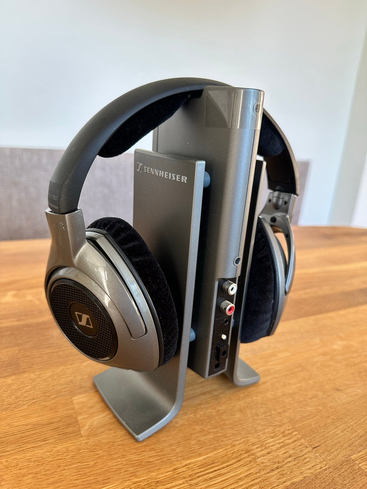 Sennheiser RS 180 draadloze hoofdtelefoon met zender/lader, Ophalen, Gebruikt, Sennheiser, Over-ear