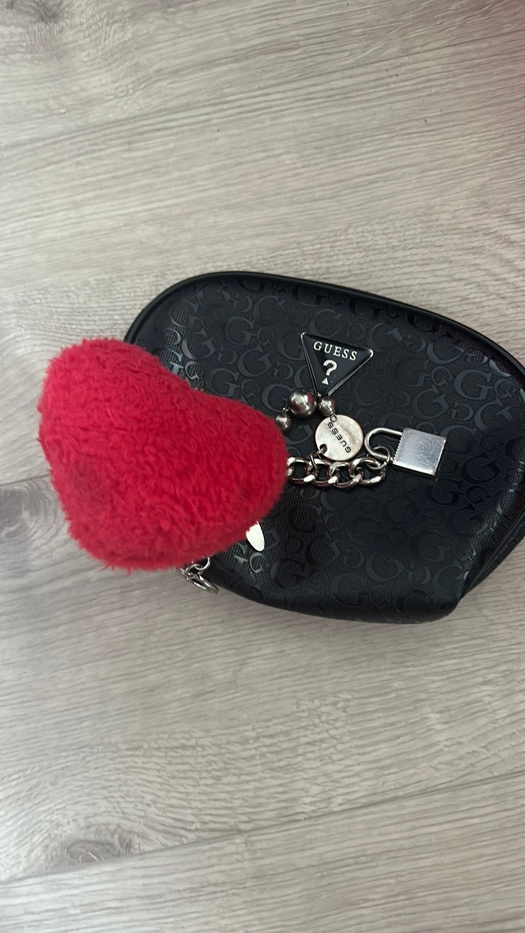 Guess toilettas, Ophalen of Verzenden, Zo goed als nieuw, Zwart, Guess