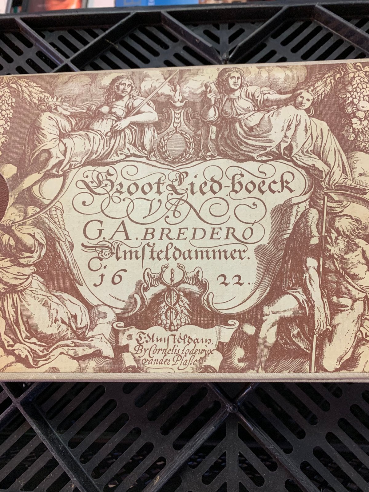 Groot Lied Boeck Bredero, Antiek en Kunst, Antiek | Boeken en Bijbels, Ophalen of Verzenden