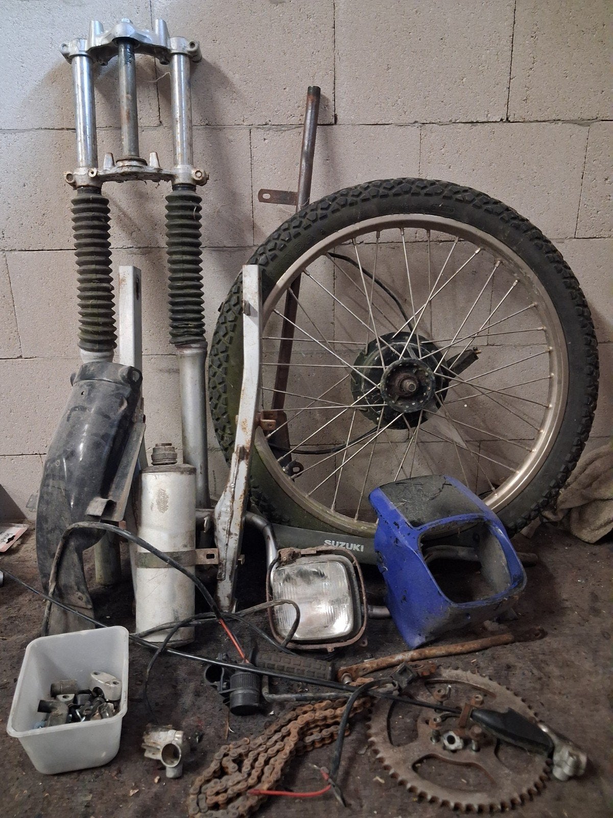 suzuki ts50xk onderdelen, Fietsen en Brommers, Ophalen of Verzenden, Gebruikt, Overige typen