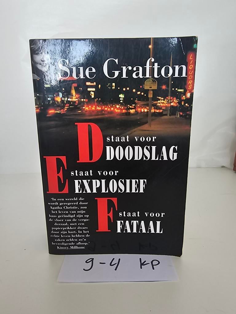 D staat voor Doodslag - Sue Grafton, Boeken, Ophalen of Verzenden
