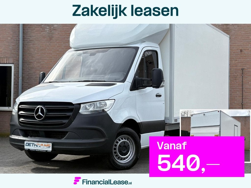 Mercedes-Benz Sprinter 315CDI 150PK Aut. Bakwagen + Laadklep, Automaat, Gebruikt, 4 cilinders, Wit