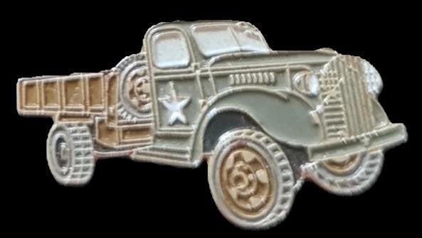 G.M.C. Truck pin- grijs gelakt, Verzenden, Nieuw, Transport, Speldje of Pin