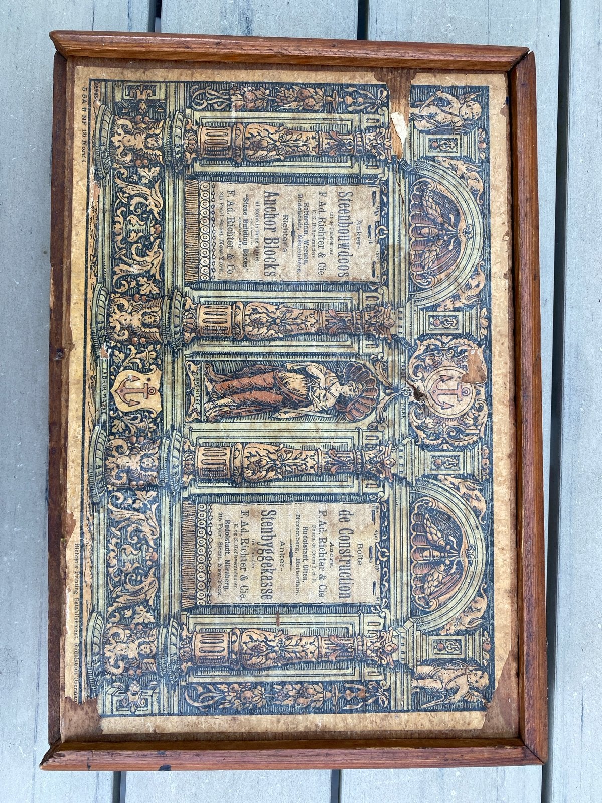 Antieke Anker Steenbouwdoos No. 5 - F. Ad. Richter & Co., Ophalen, Gebruikt, Overige merken