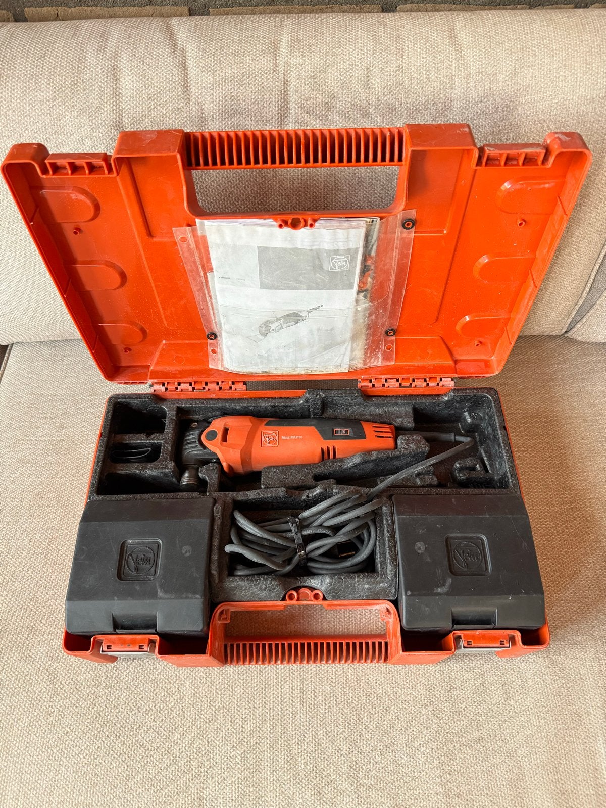 Fein Multimaster FMM 350 Q Multitool met accessoires, Ophalen of Verzenden, Gebruikt, Multitool, Overige merken