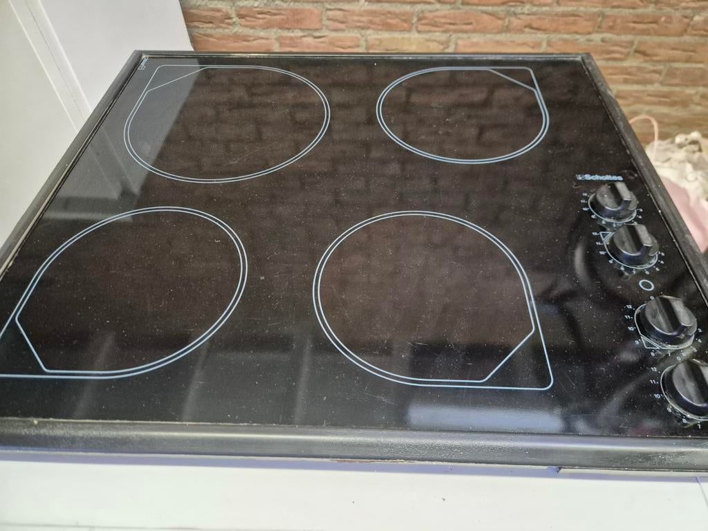 Scholtes Elektrische Kookplaat - 4 Kookzones, Witgoed en Apparatuur, Kookplaten, Ophalen of Verzenden, Gebruikt, Inbouw, 4 kookzones