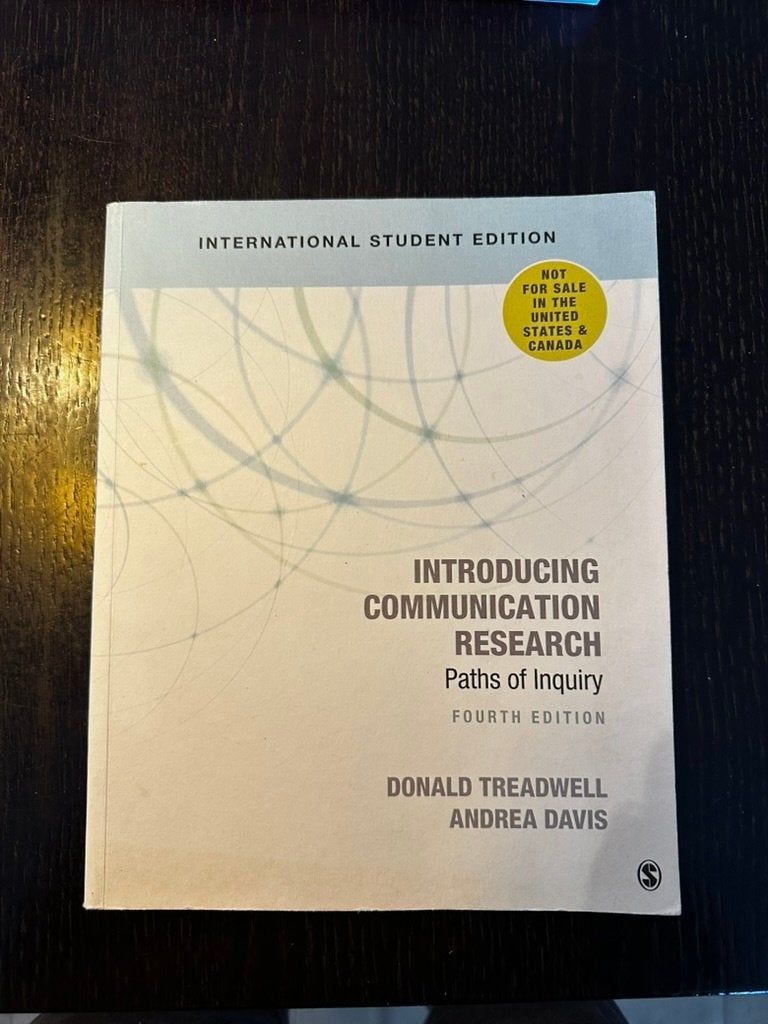 Introducing Communication Research - Treadwell & Davis, Ophalen of Verzenden, Gamma, Zo goed als nieuw, WO