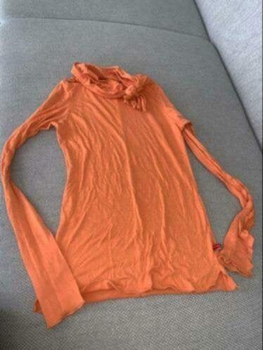 Bengh coltrui strikshirt 134 140 oranje koningsdag ek wk, Gebruikt, Shirt of Longsleeve, Bengh per principesse, Verzenden