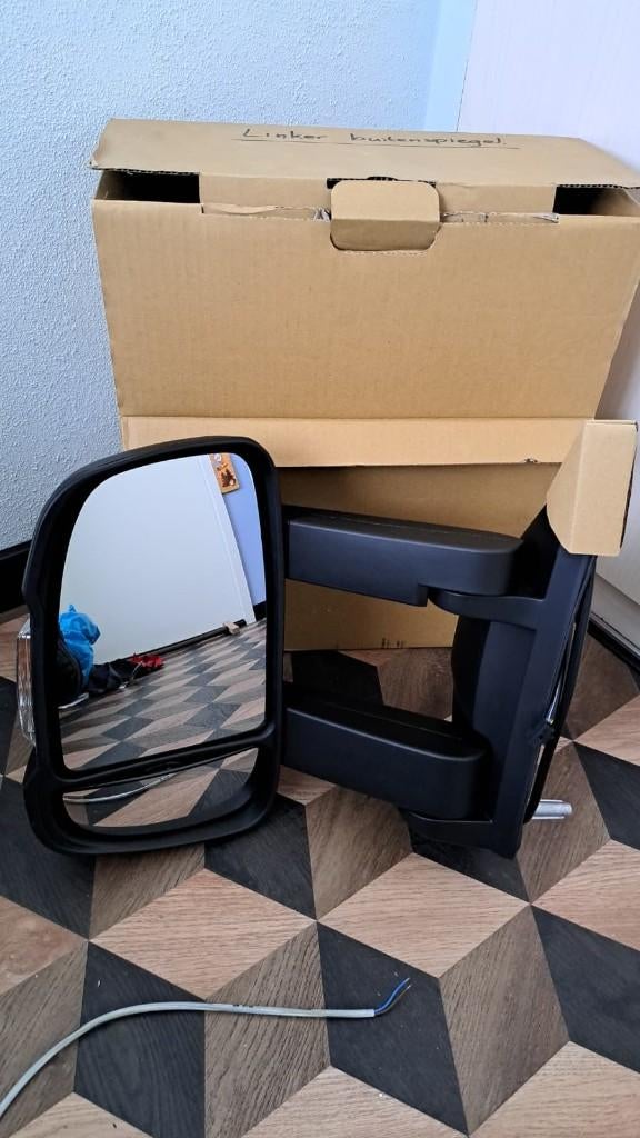 zwarte linker buitenspiegel Fiat Ducato, Ophalen, Nieuw, Fiat