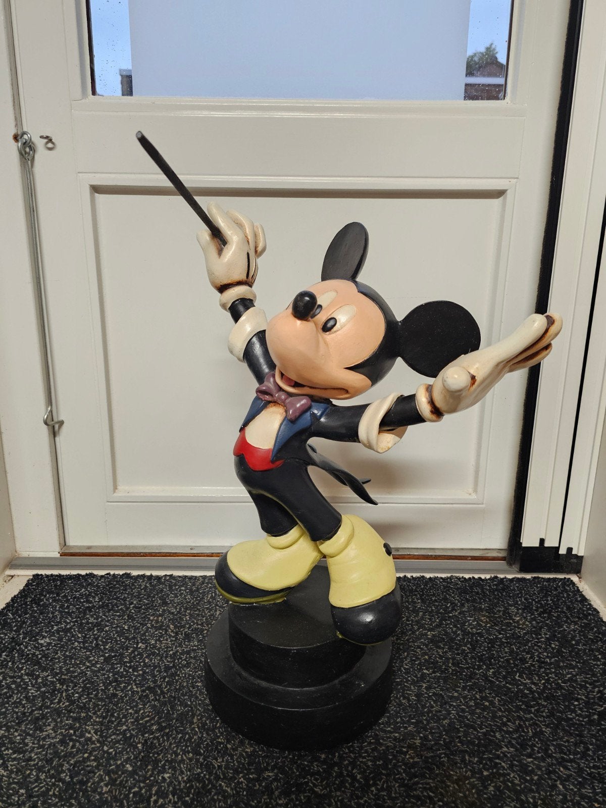 Groot Mickey Mouse Disney beeld als dirigent - Symphony Hour, Verzamelen, Ophalen, Mickey Mouse, Zo goed als nieuw, Beeldje of Figuurtje