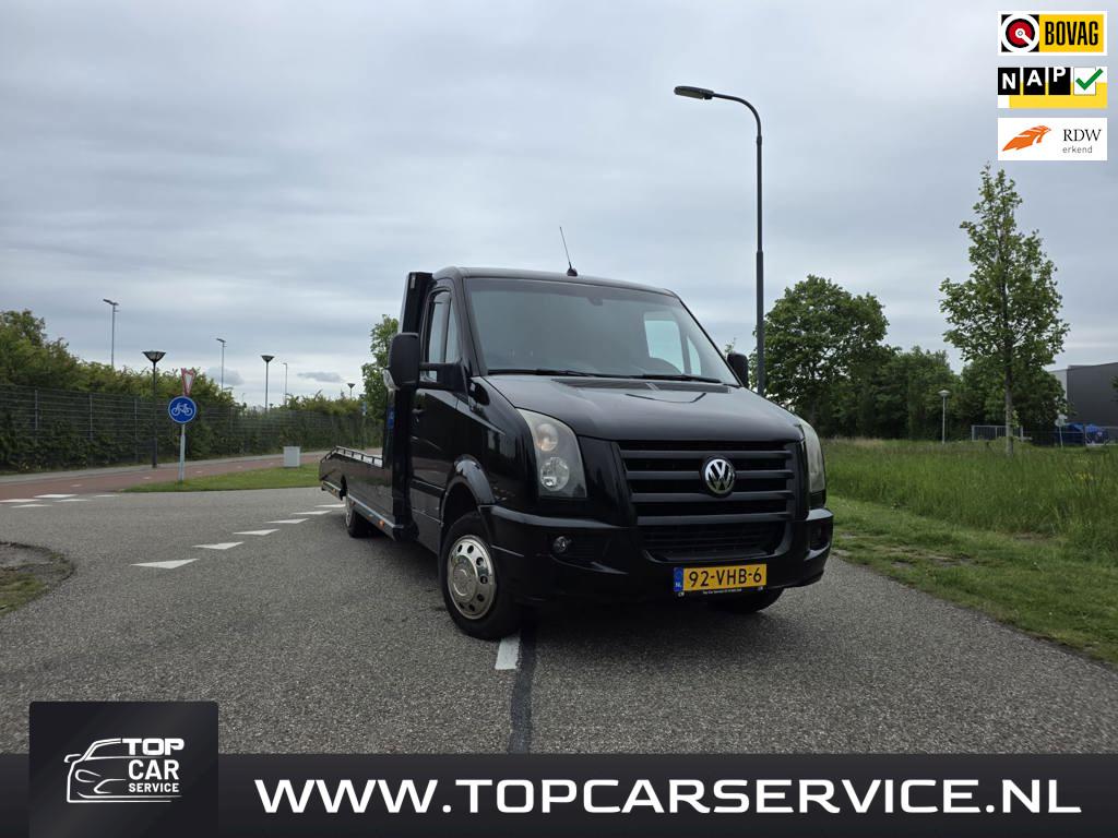 Volkswagen Crafter 46 2.5 TDI L3 DC Oprijwagen, Auto's, Bestelauto's, Gebruikt, Volkswagen, Origineel Nederlands, Bedrijf