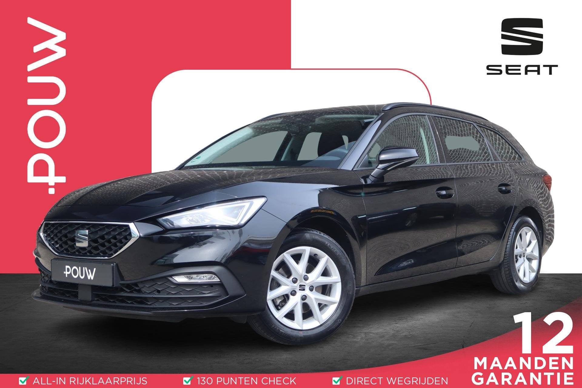 SEAT Leon Sportstourer 1.0 eTSI 110pk DSG Style | Stoel/Stuu