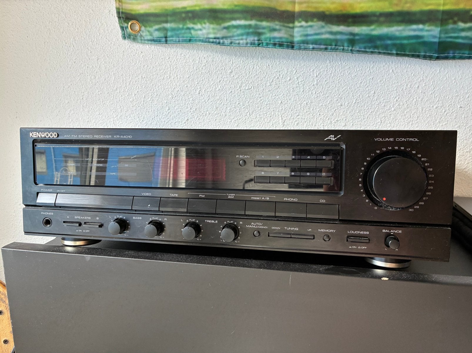 Kenwood KR-A4010 stereo receiver / versterker met phono, Audio, Tv en Foto, Versterkers en Receivers, Gebruikt, Ophalen, Overige merken