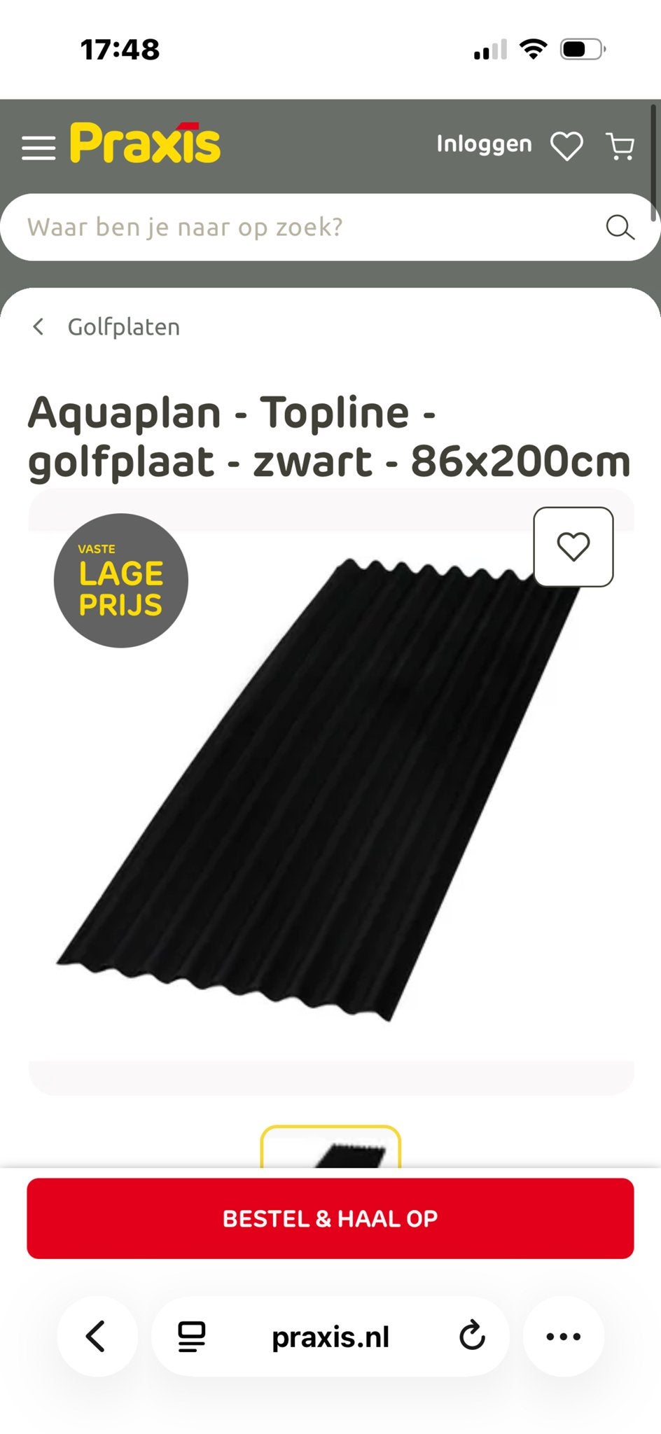 Golfplaten praxis 4 stuks met pinnen voor montage, Ophalen, Kunststof, Gebruikt, Zwart