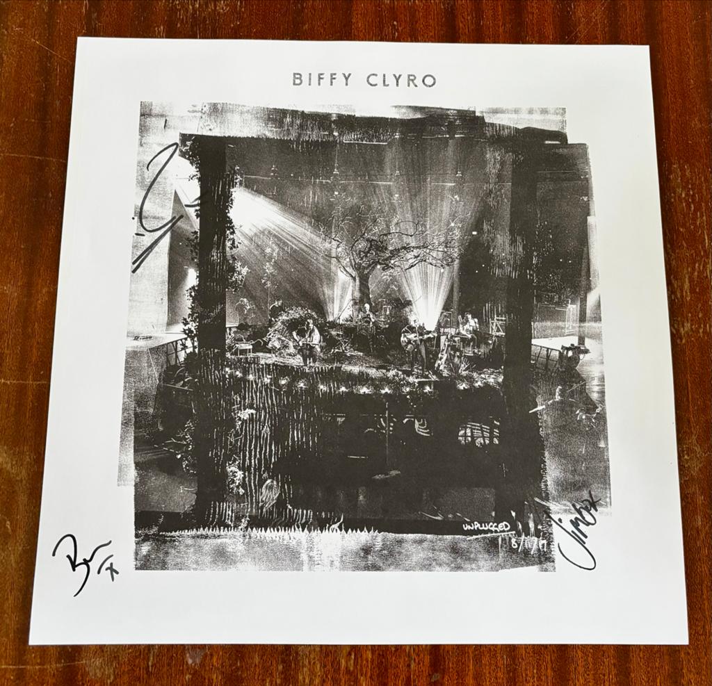 Biffy Clyro MTV Unplugged: Dubbel-LP en 2 DVD's GESIGNEERD!, Ophalen of Verzenden, 12 inch, Poprock, Dubbel-LP