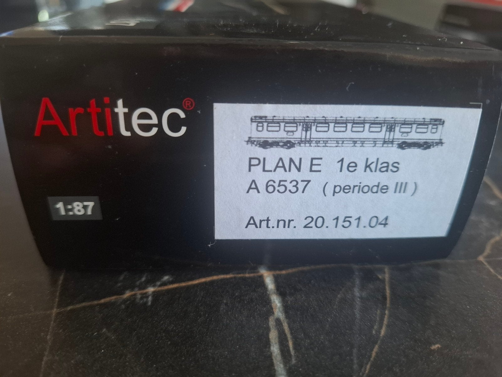 Artitec Plan E 1e klas A 6537 (periode III), Hobby en Vrije tijd, Ophalen of Verzenden, Overige merken