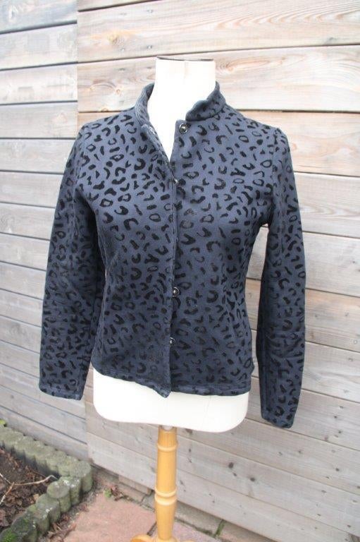 Jasje donkerblauw Purdey mt M drukknoop Vaste prijs, Maat 38/40 (M), Zo goed als nieuw, Purdey, Jasje