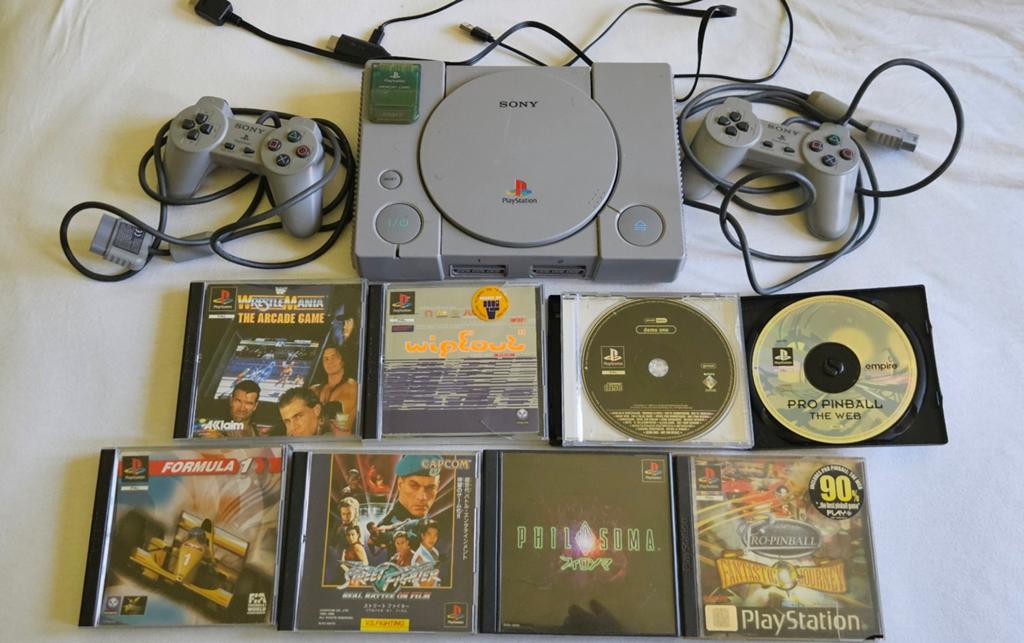 PlayStation 1 met games, 2 controllers, memory card & HDMI, Ophalen of Verzenden, Met 2 controllers, Met games