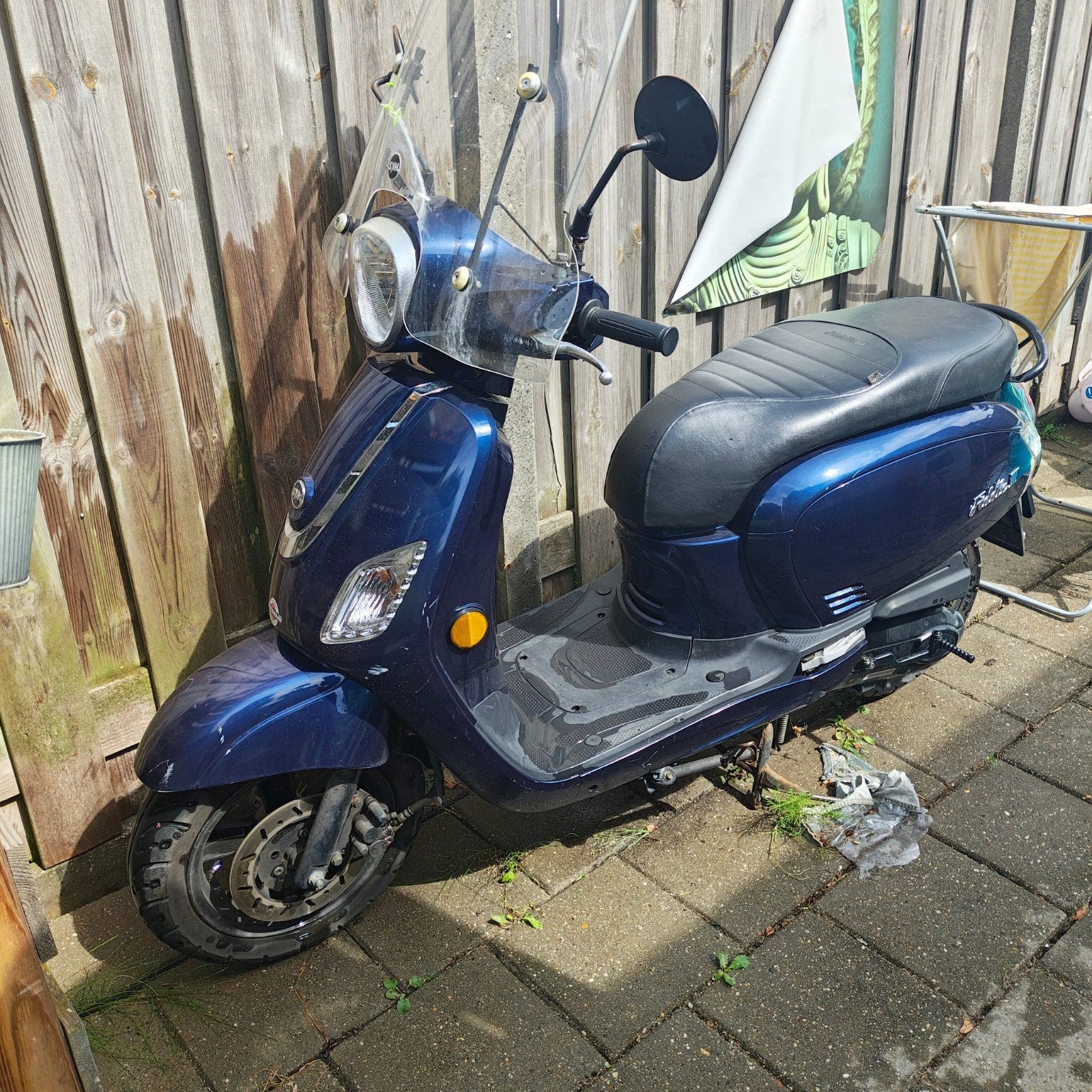 Sym Fiddle scooter te koop., Ophalen, Gebruikt, Benzine, Fiddle