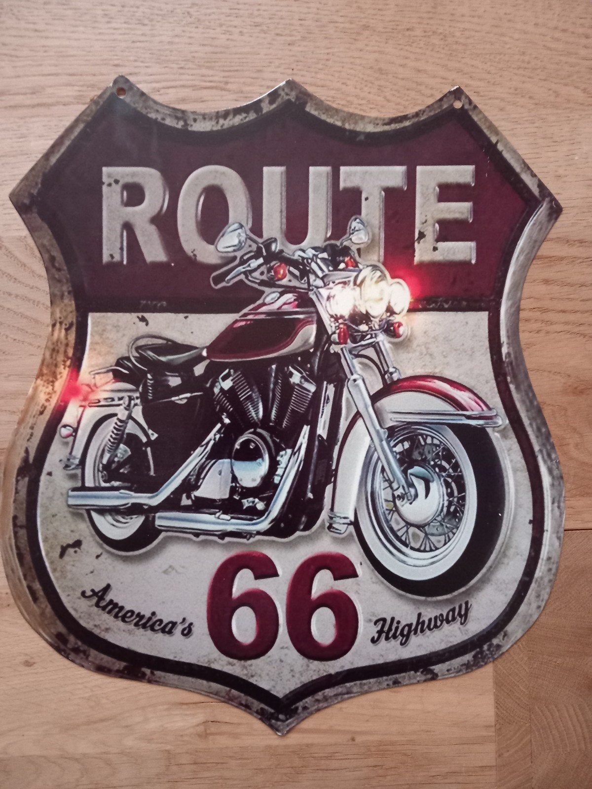 Set van 6 nieuwe metalen Harley Davidson wandplaten, Ophalen of Verzenden, Nieuw