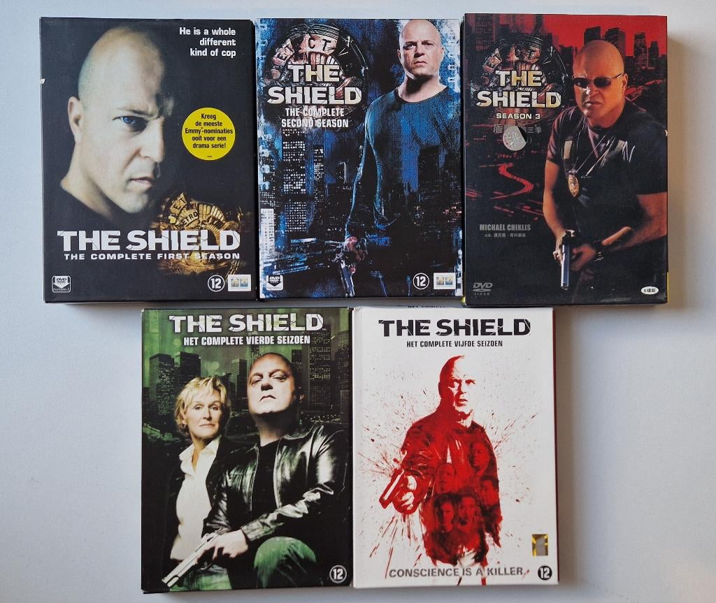 The Shield dvd boxsets seizoen 1-5, Vanaf 12 jaar, Ophalen of Verzenden, Zo goed als nieuw, Actie en Avontuur