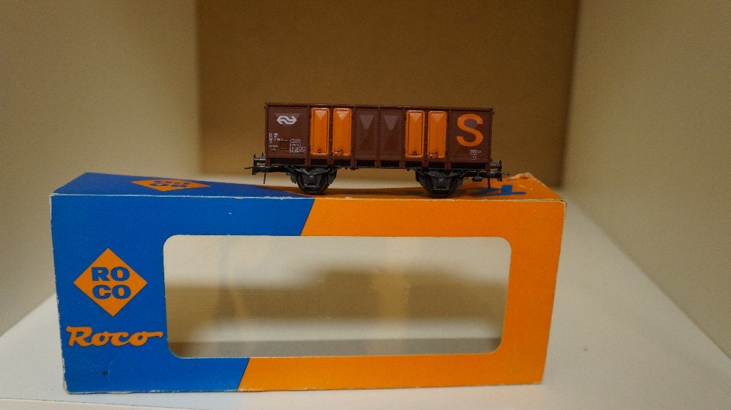 Roco H0 - 46044 (of 4311C) - Hoge open bakwagen NS, Gebruikt, Gelijkstroom, Wagon, Ophalen of Verzenden