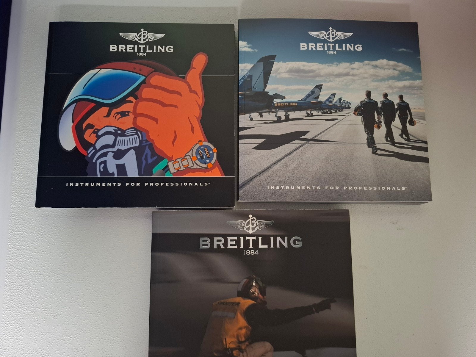 Breitling Chronolog Catalogus Set (3 stuks), Ophalen of Verzenden, Zo goed als nieuw, Catalogus