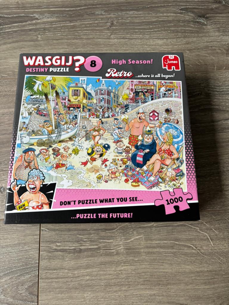 Wasgij puzzel retro 1000 stukjes, Hobby en Vrije tijd, Denksport en Puzzels, Ophalen of Verzenden, 500 t/m 1500 stukjes, Zo goed als nieuw