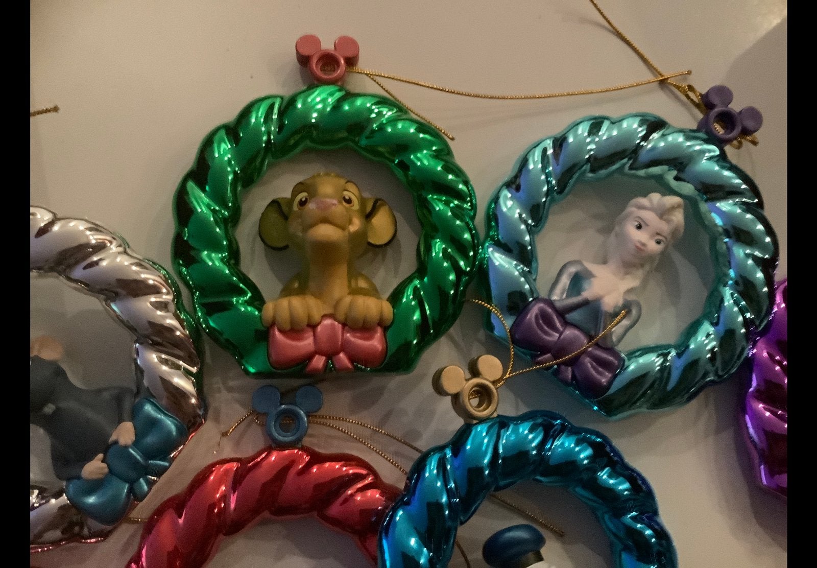 Disney kerst figuren hangers 8 stuks met doos Mickey , Nieuw, Verzenden, Mickey Mouse, Nieuw, Beeldje of Figuurtje
