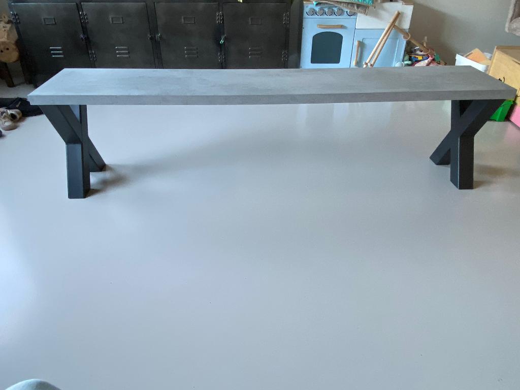 Tafelbank, Ophalen, Zo goed als nieuw, Hout, Eén