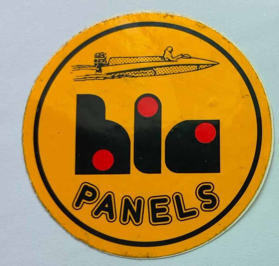 Sticker Bia panels, Ophalen of Verzenden, Zo goed als nieuw, Bedrijf of Vereniging