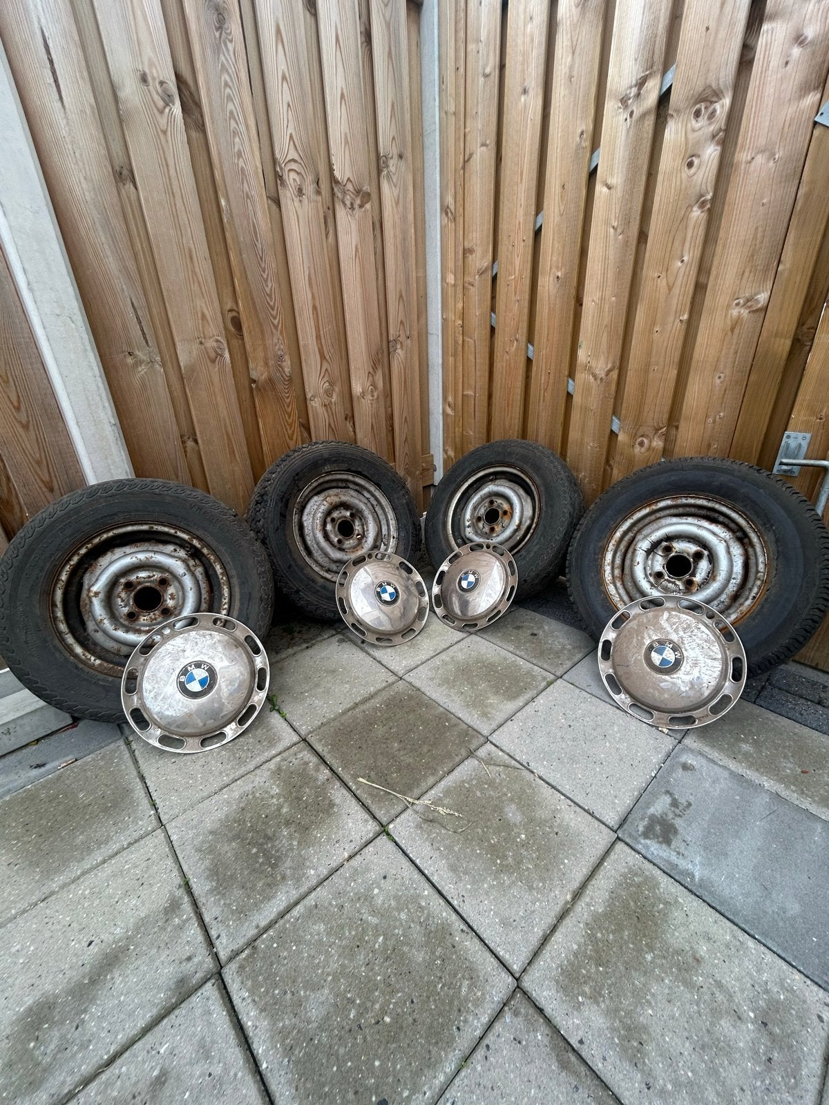 Originele BMW 4x100 velgen - Schuurvondst BMW 2002, Ophalen of Verzenden, Gebruikt