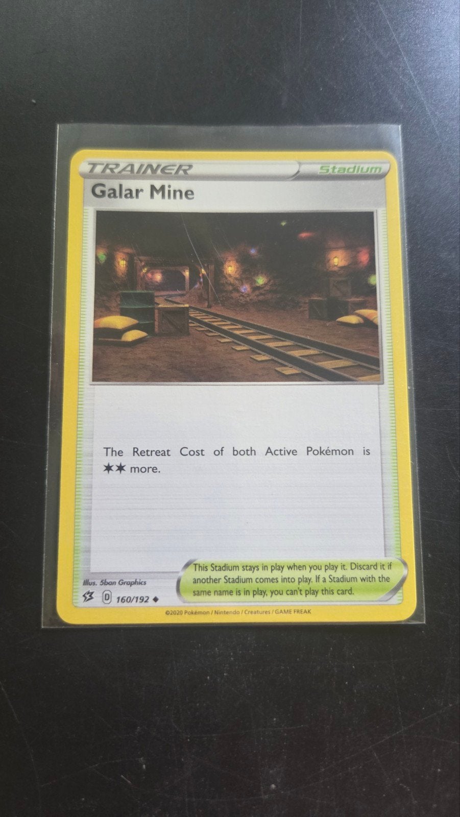 Galar Mine 160/192 Rebel Clash Pokémon Kaart, Verzenden, Zo goed als nieuw, Losse kaart
