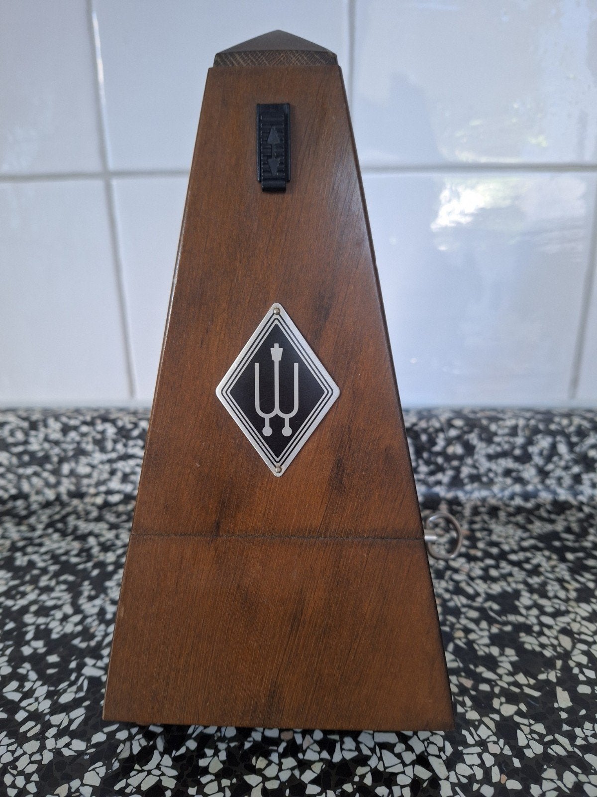 Vintage Wittner Metronoom - Houten Piramide Model, Ophalen, Gebruikt