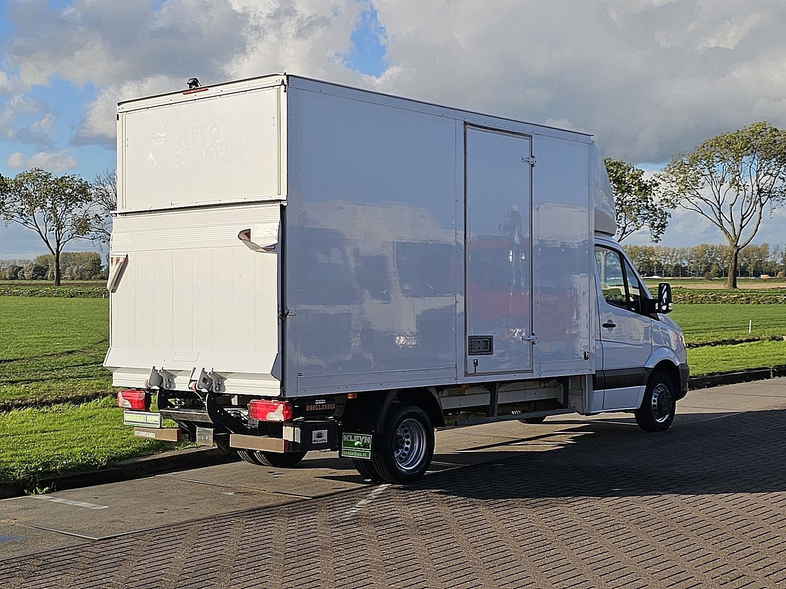 MERCEDES-BENZ SPRINTER 514 Bakwagen Laadklep Zijdeur Dubbell, Auto's, Gebruikt, Euro 6, Wit, Mercedes-Benz