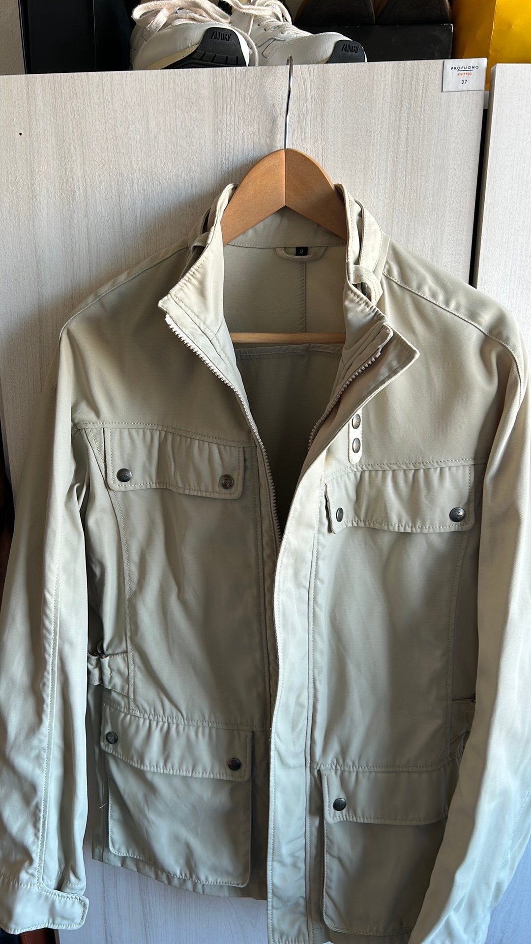 Fay lente jas te koop, Ophalen of Verzenden, Zo goed als nieuw, Maat 46 (S) of kleiner, Beige
