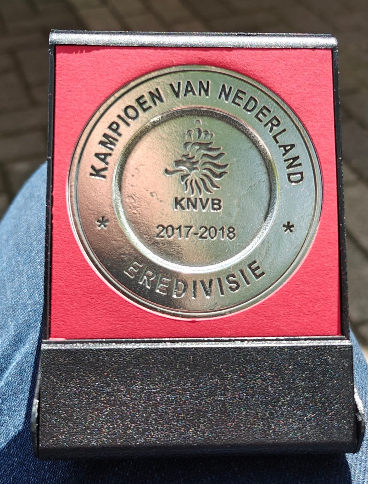 KNVB Eredivisie Kampioen schaal 2017-2018, Ophalen of Verzenden, Zo goed als nieuw, Shirt