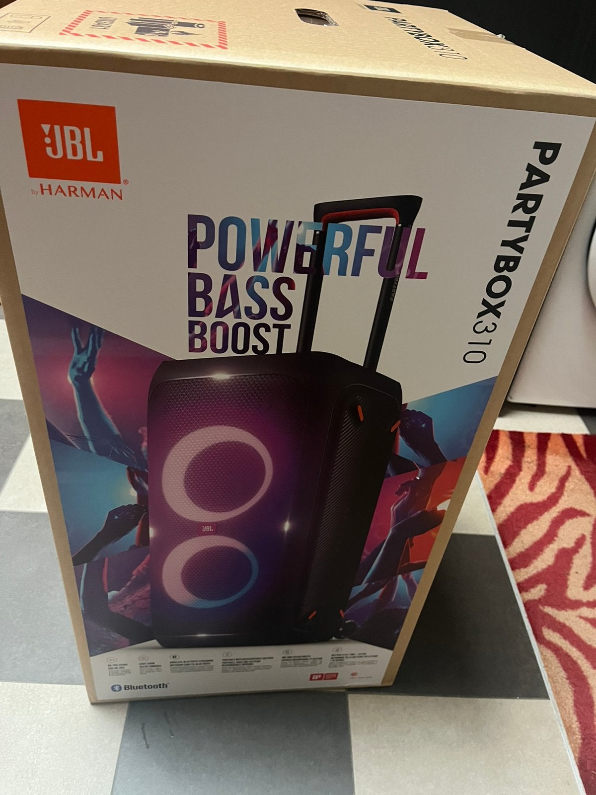 JBL partybox 310 nieuw in doos, Ophalen, Nieuw, Party speaker, JBL