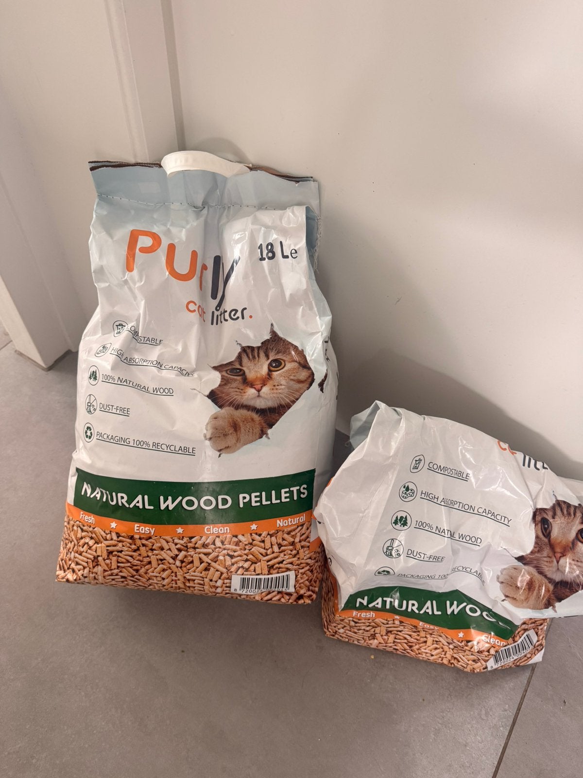 Nieuw ongeopende zak katten grid/ wood pellet kattenbak, Ophalen, Nieuw