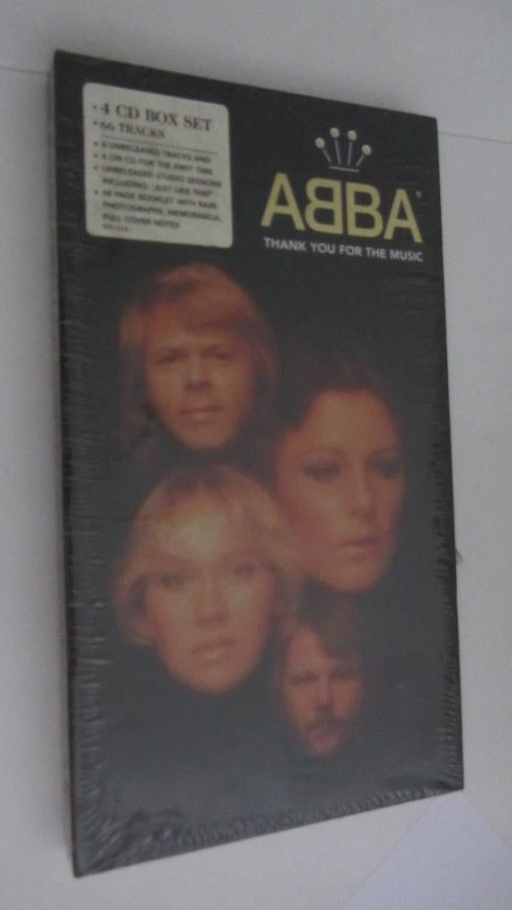 ABBA 4CD Box Set Thank You For The Music, Ophalen of Verzenden, Nieuw in verpakking, Boxset