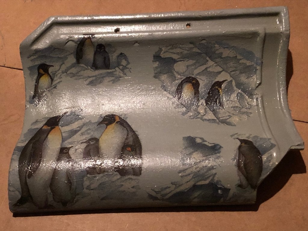 pinguïns op dakpan, Verzamelen, Ophalen of Verzenden, Zo goed als nieuw, Dier