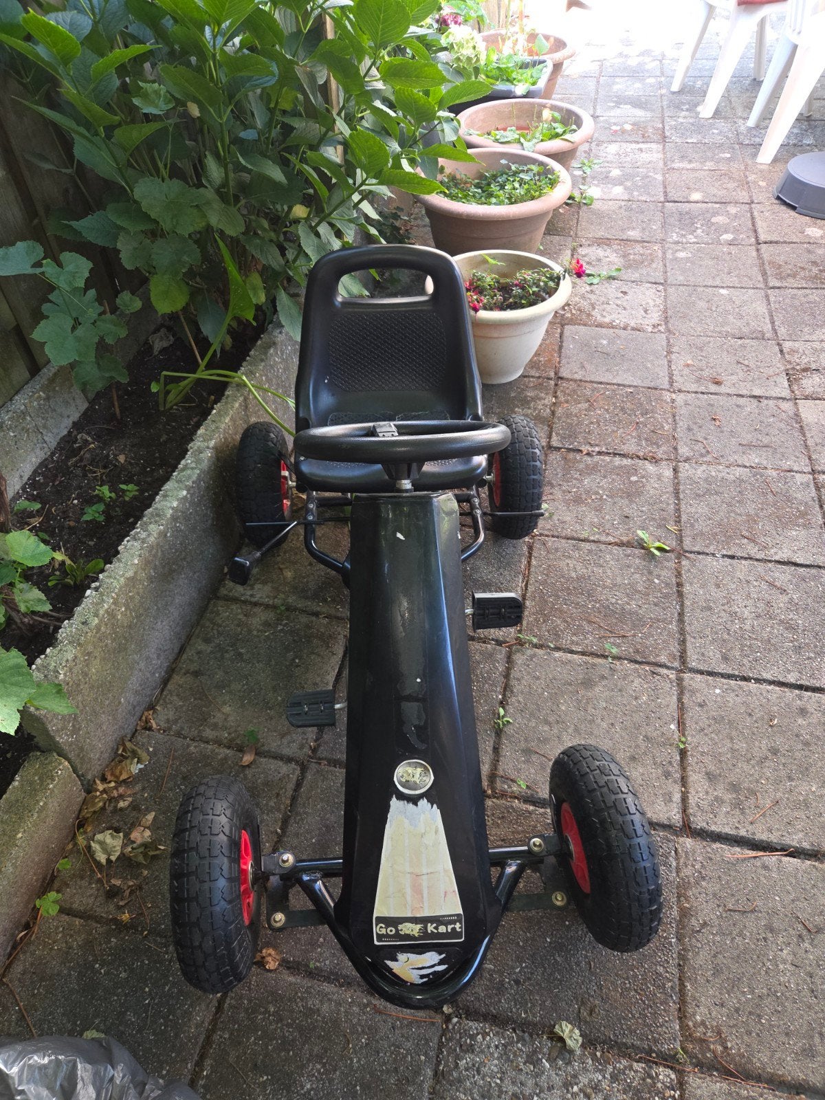 Go-Kart skelter - Zwart met rode accenten, Ophalen