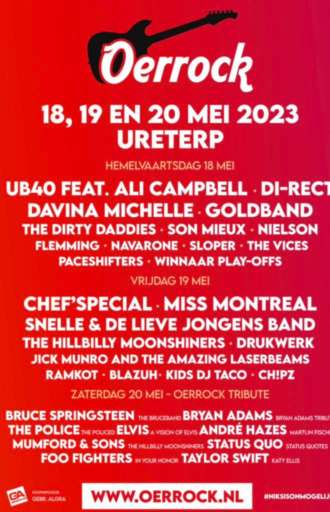 Oerrock tickets zaterdag!, Eén persoon